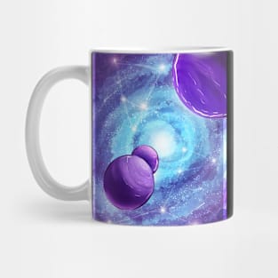 Aesthetic Blue Galaxy Mug